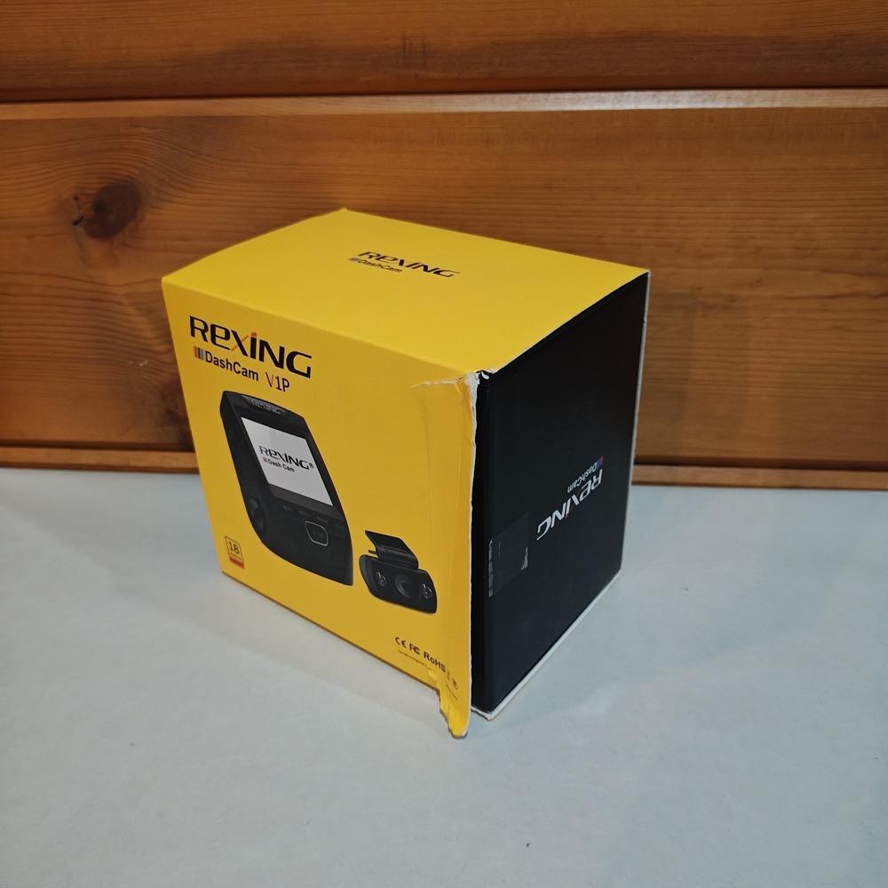 Rexing V1P-4K 2.4" Dash‎ Cam LCD 4K + 1080p 170 Degree Wide Angle Dual Channel